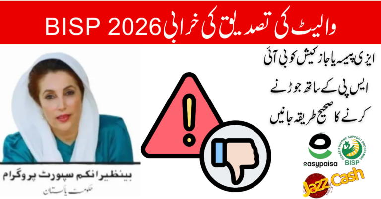 BISP Wallet Verification Error