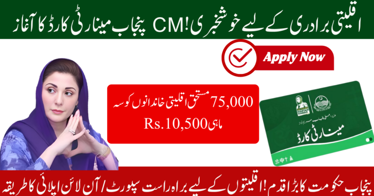 CM Punjab Minority Card 2026