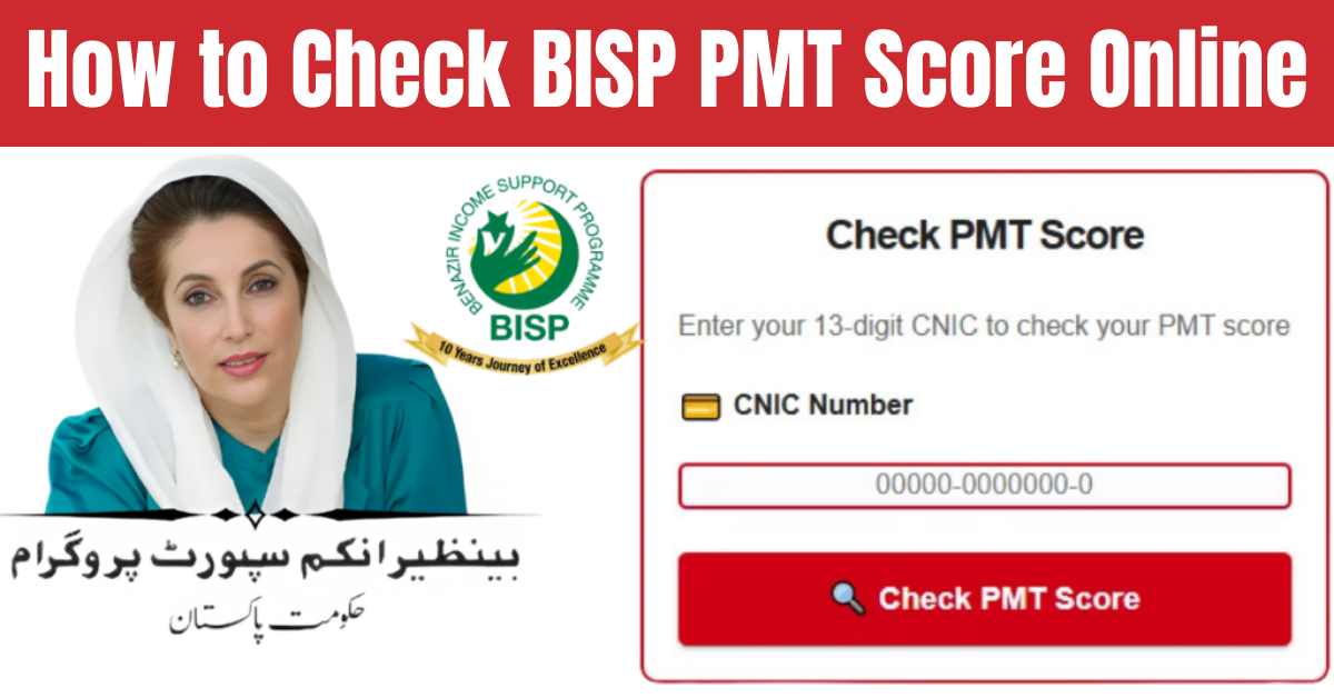 How to Check BISP PMT Score Online