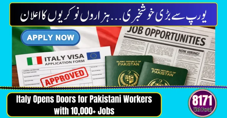 Italy Opens Doors for Pakistani Workers with 10,000+ Jobs Over Three Years