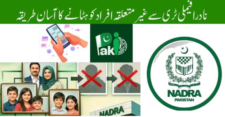 NADRA Family Tree Correction 2026